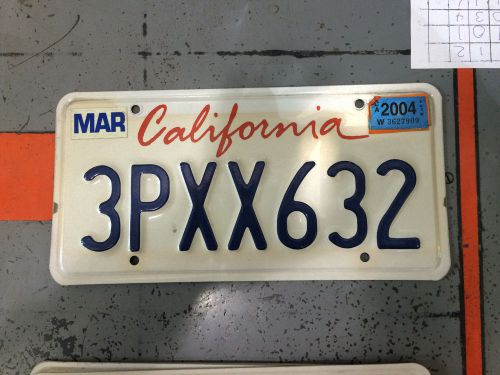 California lipstick style license plate-3pxx632