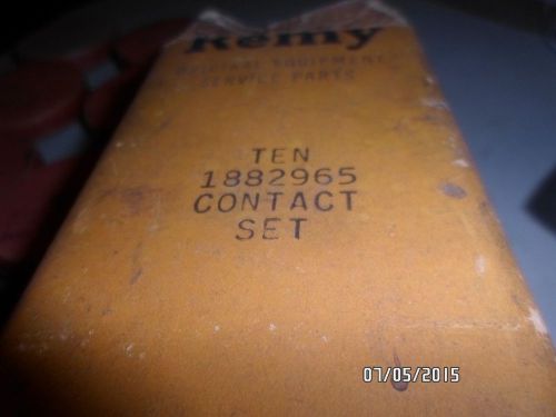 7 nos gm delco-remy 1955 56 pontiac 1948 54 chevrolet contact sets 1882965