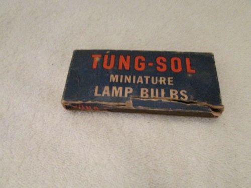 Vintage tung-sol miniature lamp bulbs red 2 only