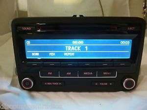 11-15 vw volkswagen jetta beetle passat golf radio cd media mp3 1k0035164d bulk