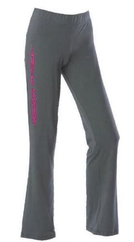 Divas snowgear love snow womens yoga pants gray medium md 97451