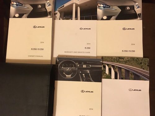 2014  lexus  is 350 / is 250 owners manual