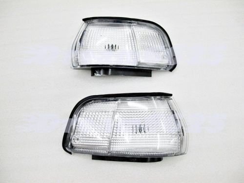 Bumper corner lights for toyota corolla ae92 fx gt e90 ee90 sedan 89-92 dr#7