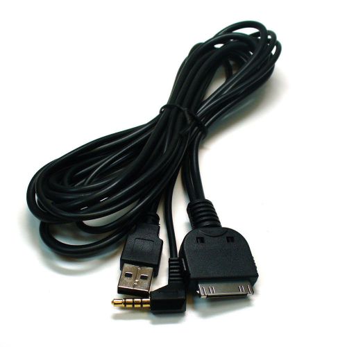 Ipod iphone av audio video cable usb charger aux cable for pioneer avh-p4100dvd