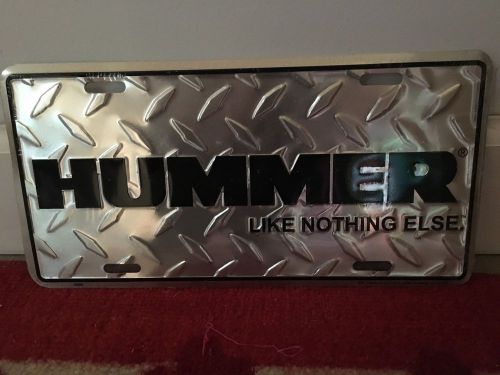 Hummer license plate