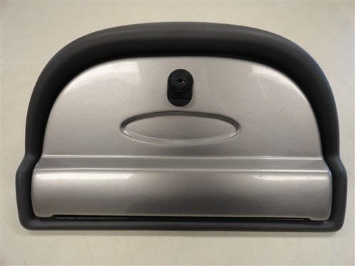 Locking glove box door w / (2) keys j61342-01 gray 15 7/8&#034; x 9 7/8&#034; marine boat