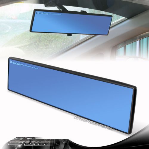 Universal broadway 300mm flat blue tinted anti glare interior rear view mirror