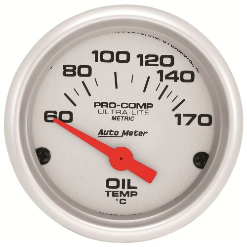 Auto meter 4348-m ultra-lite; electric oil temperature gauge