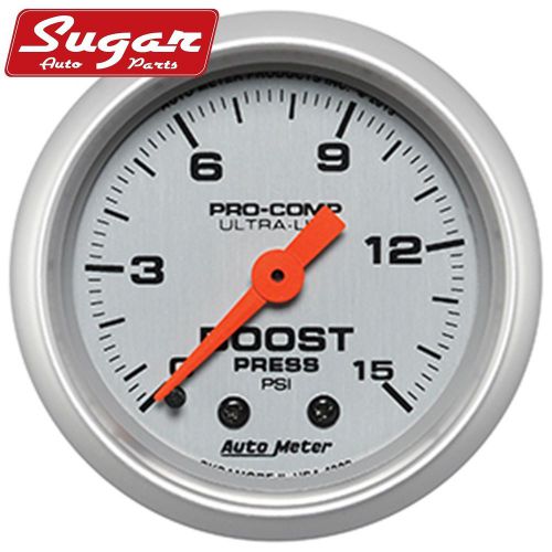 Auto meter 4302 ultra-lite; mechanical boost gauge