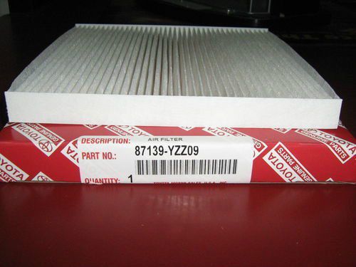 Oem genuine toyota/lexus 87139-yzz09 factory a/c cabin air filter