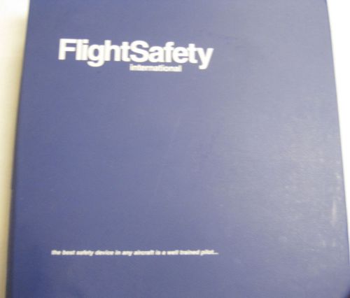 Learjet 30 series original flightsafety pilot&#039;straining 2 vols ops/systems