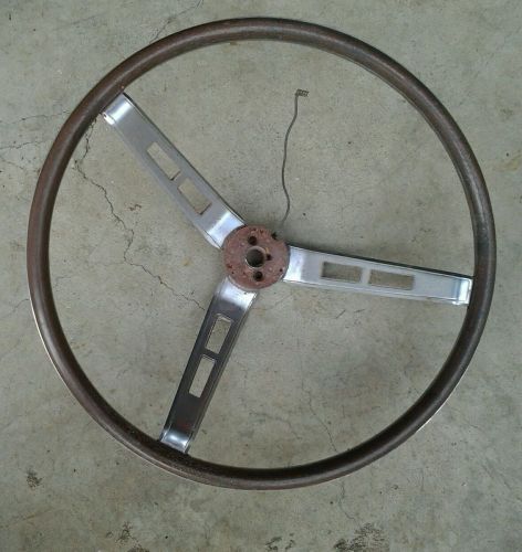 1968-69 woodgrain steering wheel dart charger barracuda roadrunner gtx superbee