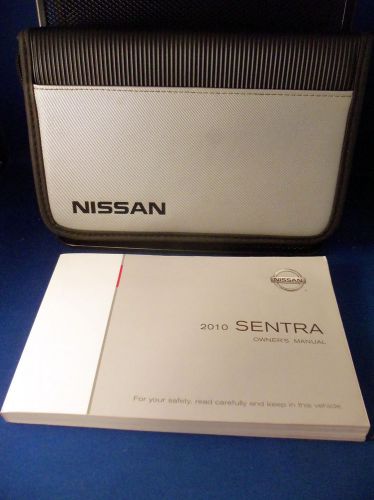 2010 nissan sentra oem factory owners manual with the cover 10