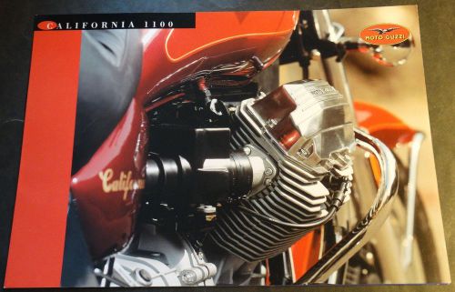 1996 moto guzzi motorcycle california 1100 sales brochure 6 pages nice  (439)