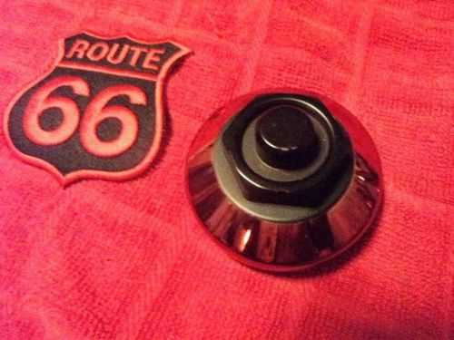 Unknown custom dark red rose wine shade tuner wheel center cap part # epa-001