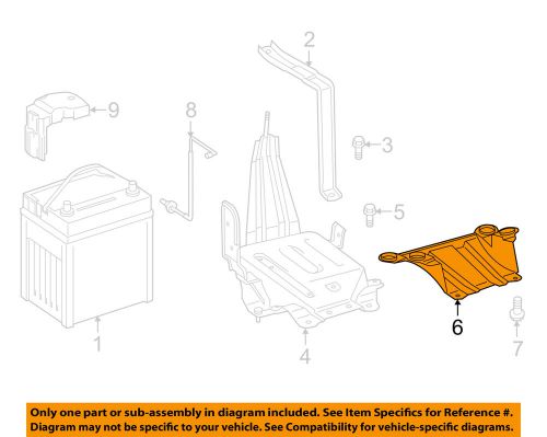 Lexus toyota oem 13-15 es300h 2.5l-l4 battery-mount plate 5761433020