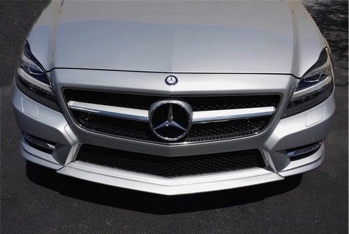 2011-2016 mercedes benz cls  sport style center front lip spoiler (unpainted)