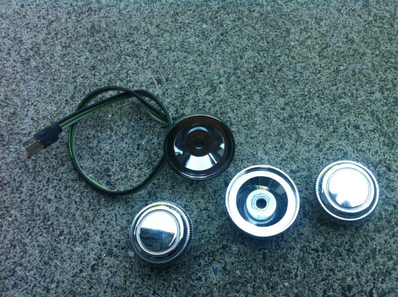 1967 67 chevrolet chevelle ss nova rear speaker fader & knobs used gm