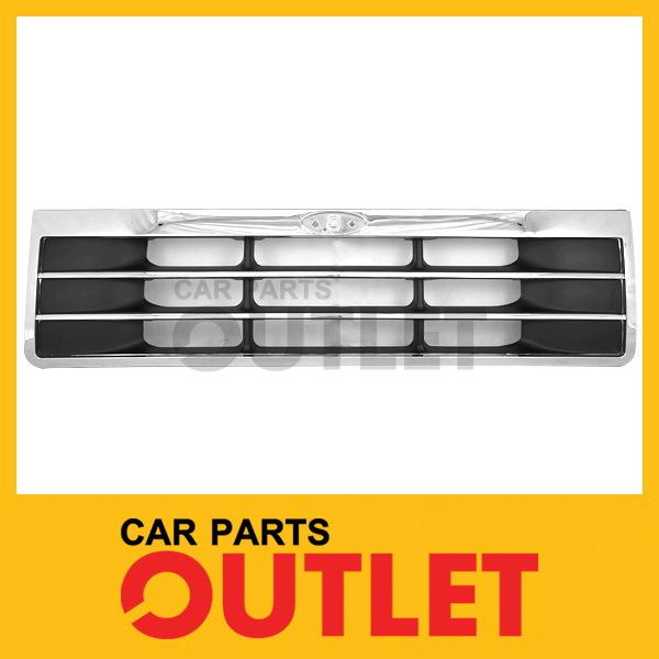 91-94 ford explorer chrome argent grille grill assembly new limited/xl/xlt