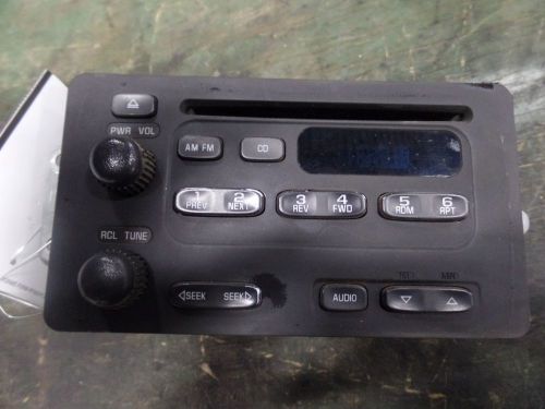 05 chevy chevrolet malibu audio stereo radio am fm cd player unit