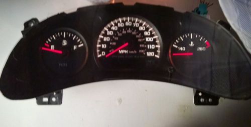 00-05 chevy impala monte carlo dash instrument cluster. new led bulbs works.
