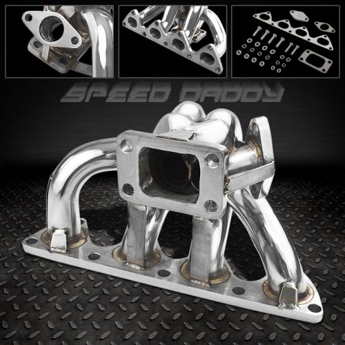 T3/t03 stainless turbo/turbocharge manifold exhaust 92-01 prelude bb1/bb6 h22