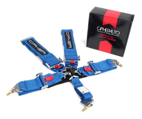 Cipher auto racing harness - 5 point 3&#034; camlock - blue harness - cpa4005bl