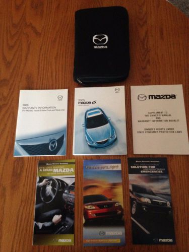 Mazda 6 2005 owners manual book set