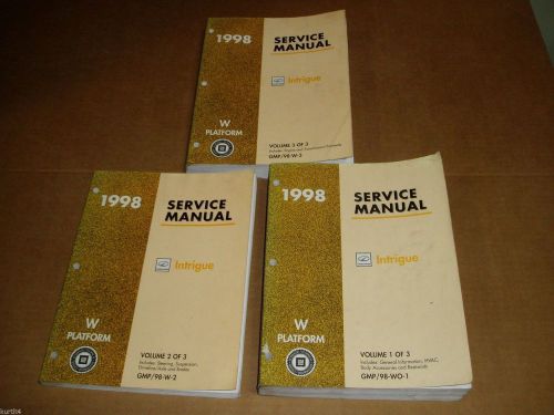 1998 oldsmobile intrigue service shop dealer repair manual