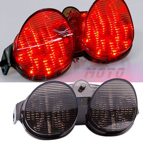 Integrated red led turn signal lamp light for yamaha yzf 600 r6 01-02 smoke fm