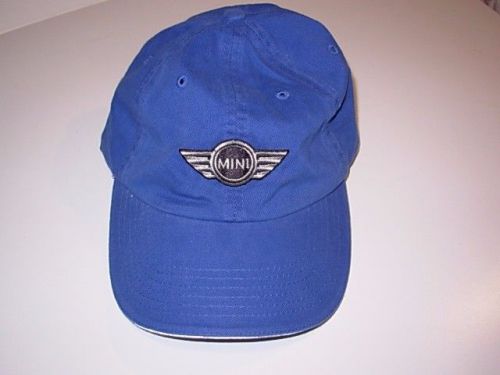 New nwt classic mini cooper blue hat with adjustable back strap one size fit all