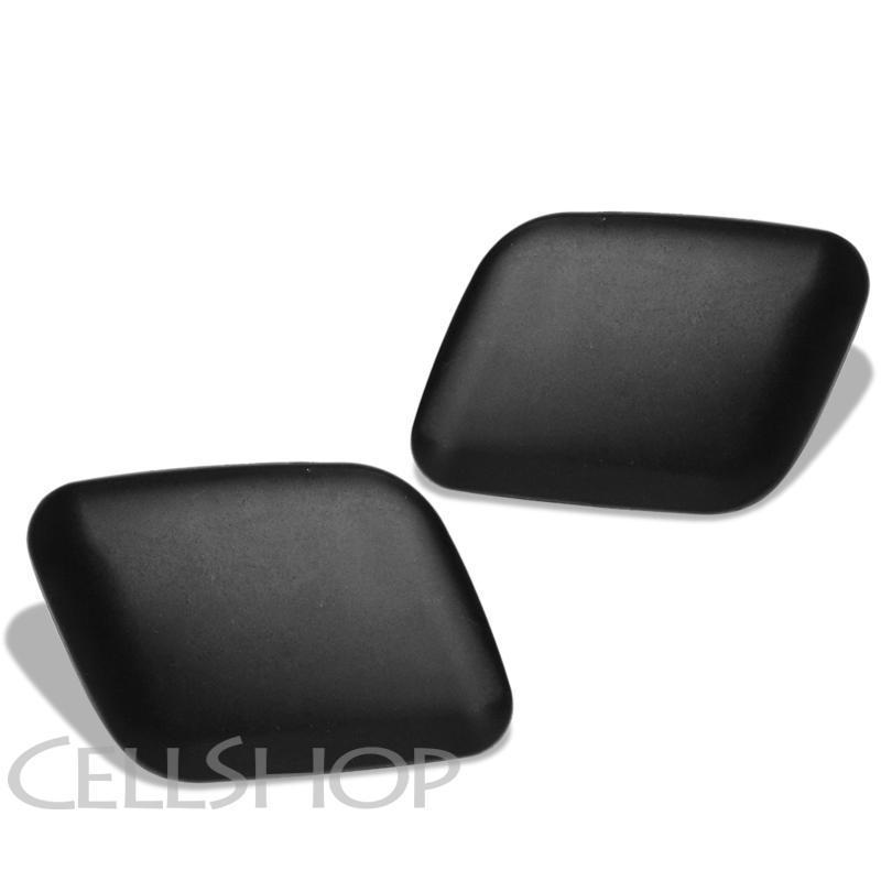 Black headlight head lamp washer cover cap for audi a6 c5 98-01 avant left+right