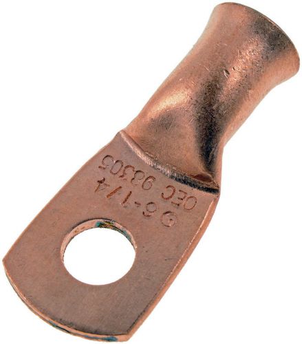 6 gauge 1/4 in. copper ring lugs - dorman# 86168