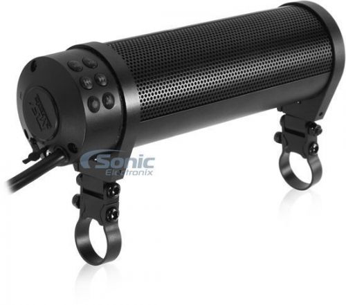 Mtx mudhsb-b 150w max universal weatherproof handlebar bluetooth sound system