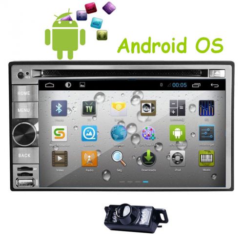 Android 4.4 double 2 din car stereo gps dvd player 6.2&#039;&#039; bluetooth radio 3g wifi