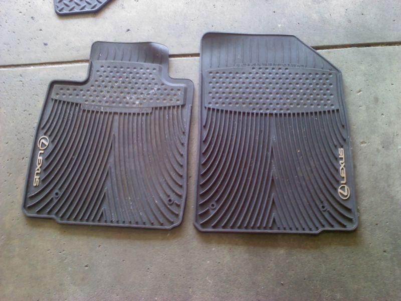  2007-2010 lexus es350 pt908-33072 all weather aw floor mats genuine  good