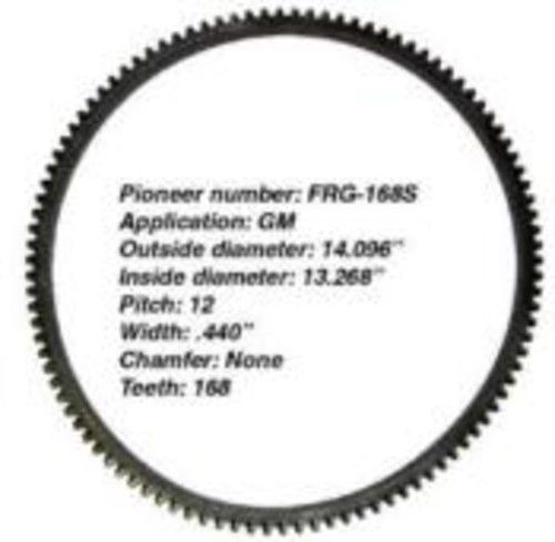 Pioneer frg-168s clutch flywheel ring gear