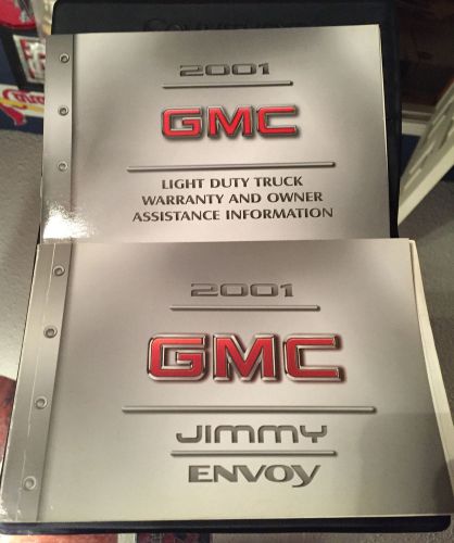 2001 gmc jimmy envoy owners manual in original case free shipping