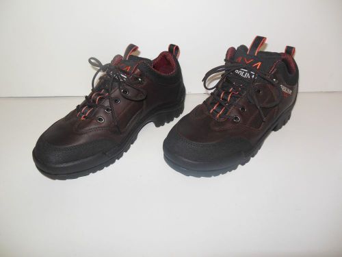 Mens carolina 4x4 brown leather steel toe certified safety work shoes 9m vguc!!!