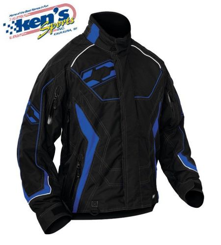 Castle x men&#039;s blue charge g1 winter snowmobile jacket 70-012_