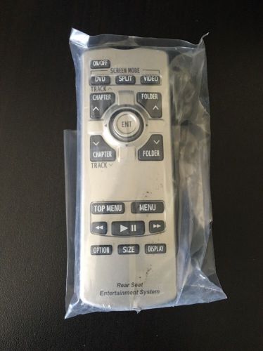 2009 2011 toyota sienna minivan dvd entertainment remote control rear seat oem