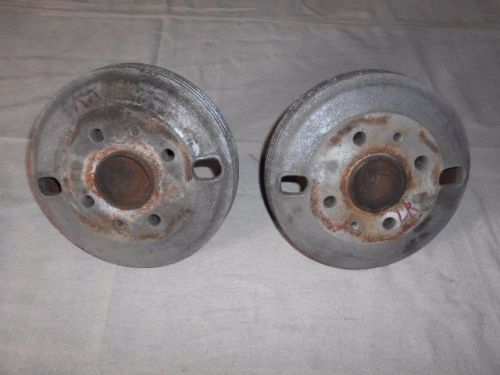 Abarth 750 fiat abarth used original pair rear brake drums and splined hubs