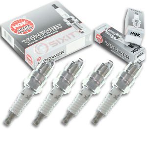 4pcs 69-90 hardin h240v taper seat ngk v-power spark plugs kit set engine ok