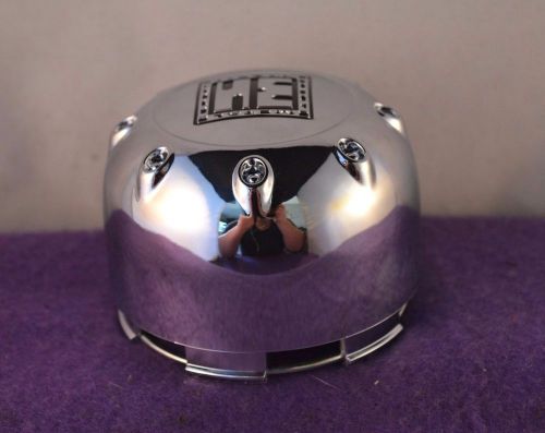 He metal sport chrome custom center cap set of one (1) pn: c800907 lg0708-01