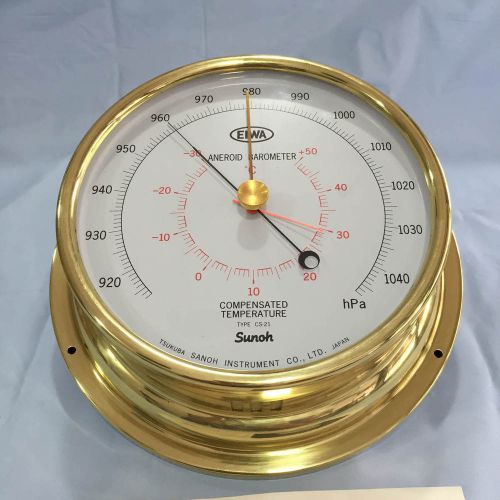 Sunko aneroid barometer type cs-21 with thermometer