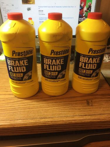 Prestone synthetic brake fluid, dot 3