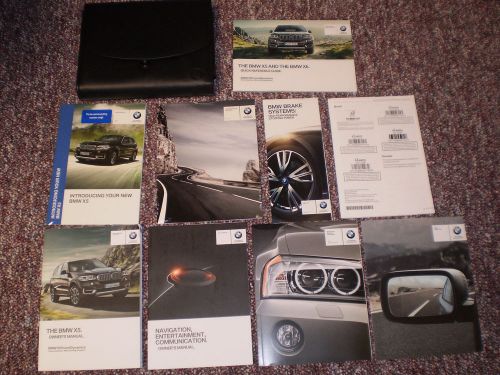 2015 bmw x5 35 50 i d xdrive sdrive owners manual books navigation guide case