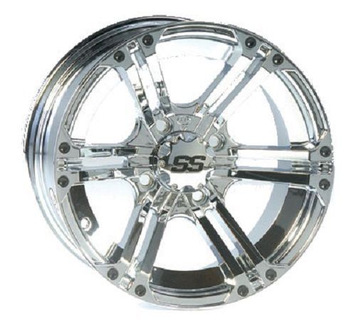 Itp ss212 golf cart wheel chrome 12x7 (4/4) - (2+5) [12ss504]