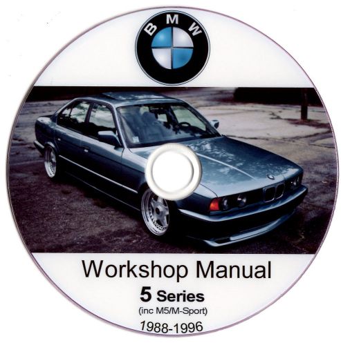 Bmw 5 series e34 service workshop repair manual reparaturanleitung 535 530 540