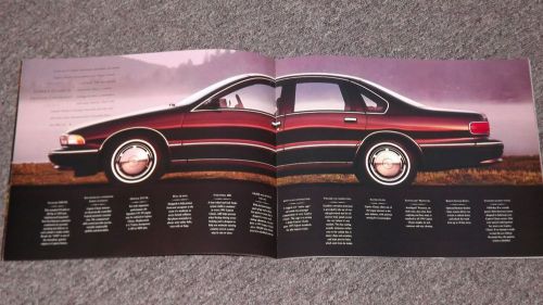 1995 chevrolet caprice classic original dealership sales brochure